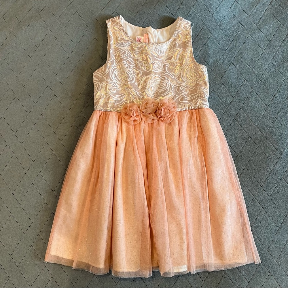 LC Waikiki Coral Pink dress for wedding Party